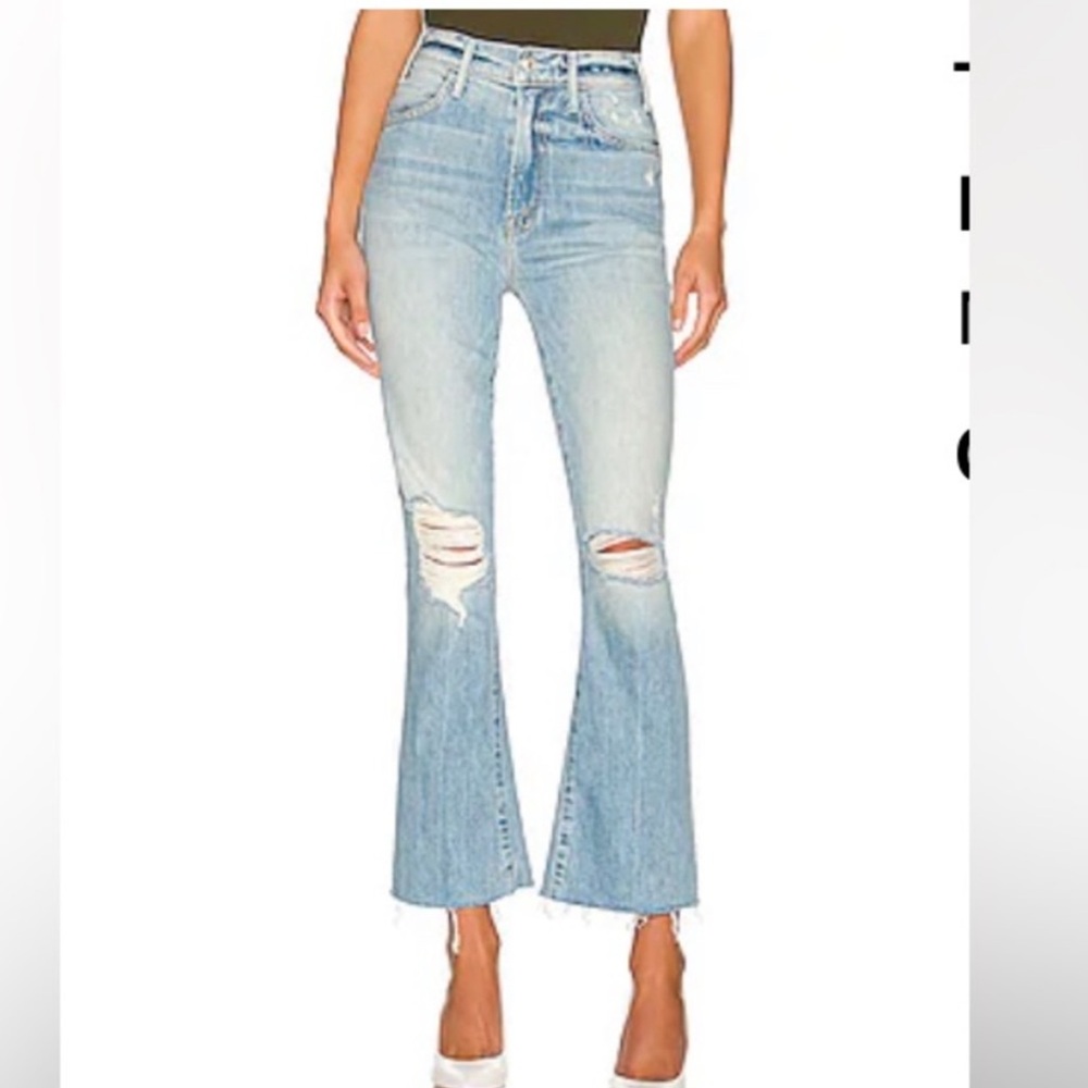 MOTHER Denim The Hustler Ankle Fray